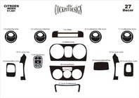 Citroen Nemo 2007-2017 Dashboard Trim Covers Wood photo 2
