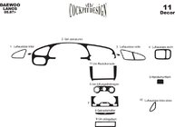 Chevrolet Lanos 1998–2017 Dashboard Trim Covers photo 6