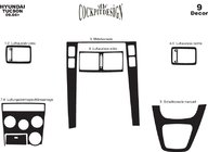Hyundai Tucson JM 2004- Dashboard Trim Covers (assorted) Aluminum photo 5