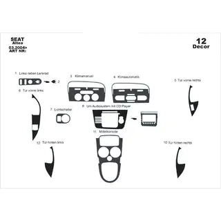 Dashboard Trim Covers (Large Set) photo 4