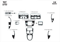 Seat Altea 2004-2015 Dashboard Trim Covers (Large Set) Aluminum photo 4