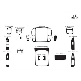 Dashboard Trim Covers Toyota Land Cruiser 100 1998-2007 photo 3