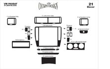 Volkswagen Passat B5 1997-2005 Dashboard Trim Covers 2004-2005 Carbon photo 7