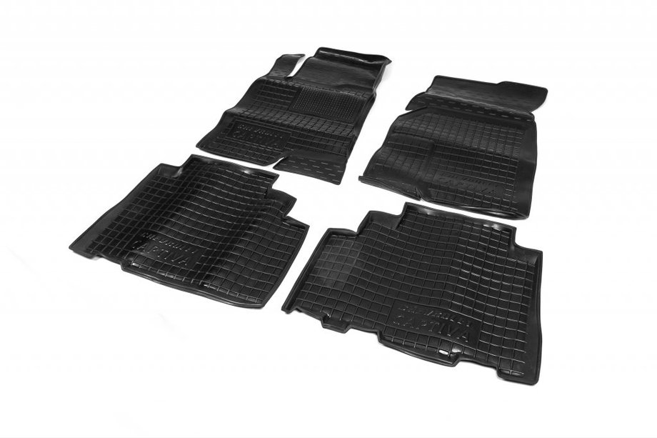 Chevrolet Captiva 2006-2019 Rubber floor mats with edge (Autogumm) Image