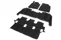 Toyota Land Cruiser 200 2007-2021 Rubber floor mats for interior (Novline, 2012-2015) photo 1