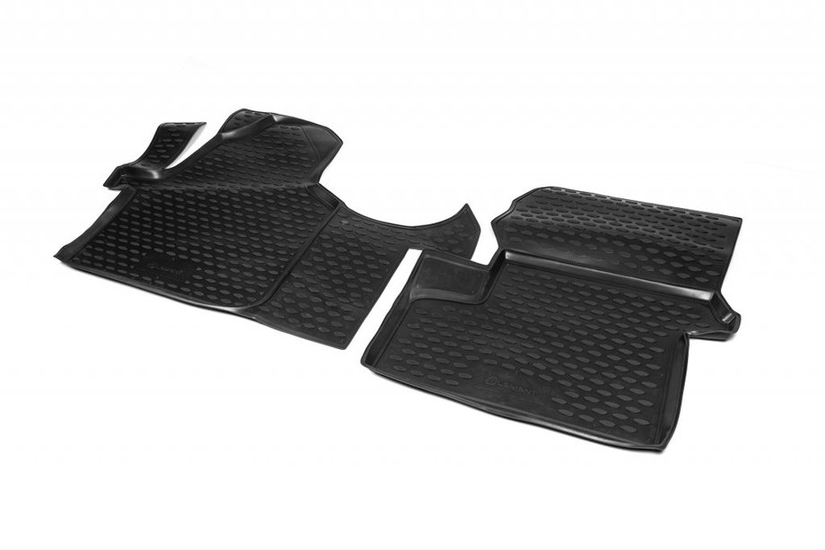 Mercedes Sprinter W906 2006–2018 Rubber Floor Mats Interior (2 pcs, Novline) Photo 1