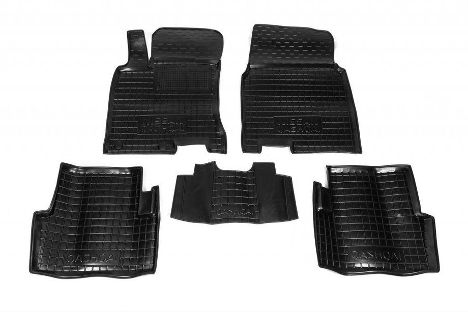 Nissan Qashqai 2007-2010 Rubber floor mats with edge (Autogumm) Image