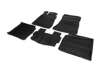 Mercedes S-class W221 2005-2013 Rubber floor mats with edge 4 Matic Long (Autogumm) photo 1