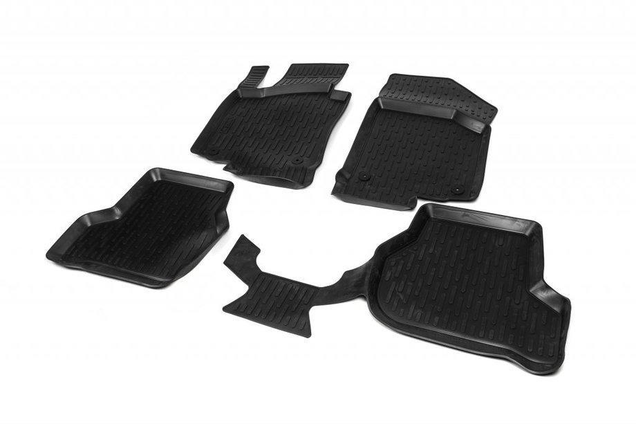 Skoda Octavia II A5 2010-2013 Rubber Floor Mats (4 pcs, Niken 3D) Image
