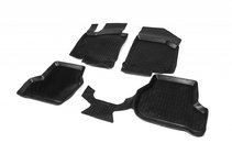 Skoda Octavia II A5 2010-2013 Rubber Floor Mats (4 pcs, Niken 3D) photo 1