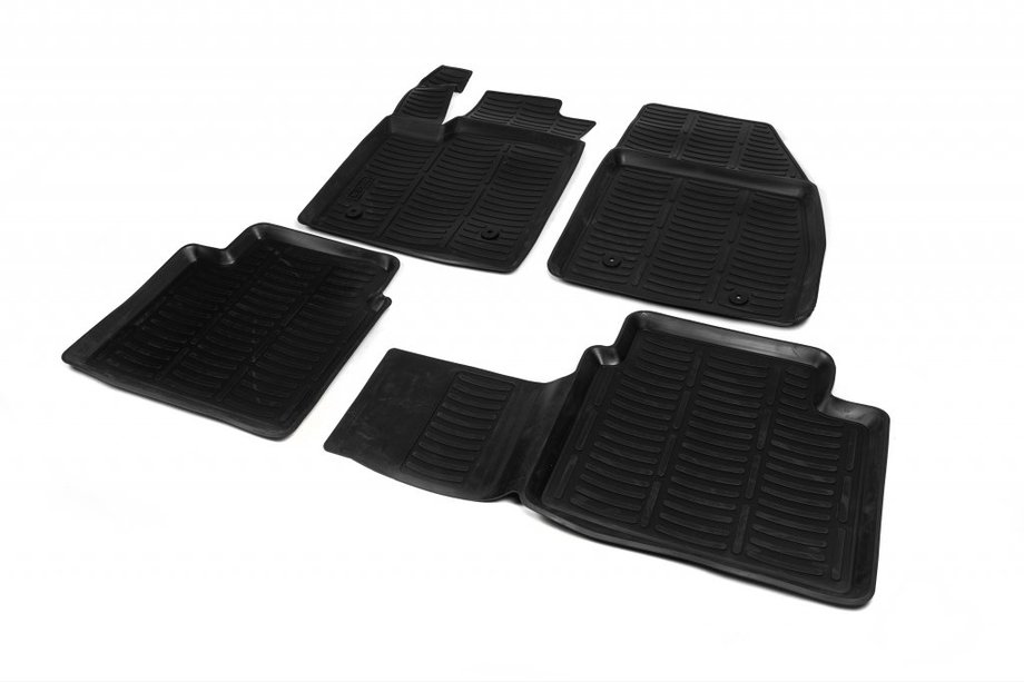 Ford Focus IV 2018- Rubber Floor Mats (4 pcs, Niken 3D) Image