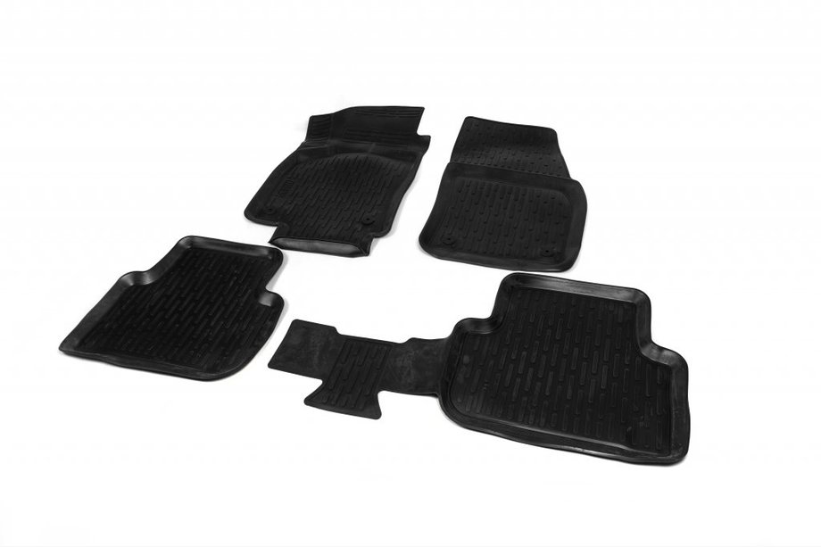 Volkswagen Tiguan 2016-2023 Rubber Floor Mats (4 pcs, Niken 3D) Image