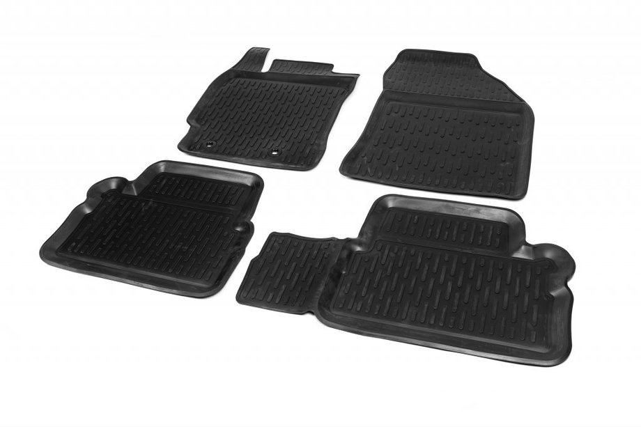 Toyota Corolla 2007-2013 Rubber Floor Mats (4 pcs, Niken 3D) Image