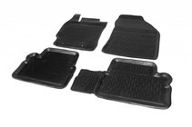 Toyota Corolla 2007-2013 Rubber Floor Mats (4 pcs, Niken 3D) photo 1