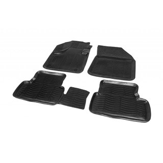 Rubber Floor Mats (4 pcs, Niken 3D) Peugeot 3008 2016-2023 photo 1
