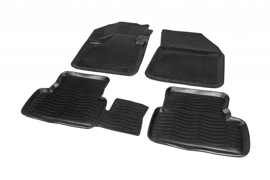 Peugeot 3008 2016-2023 Rubber Floor Mats (4 pcs, Niken 3D) Image