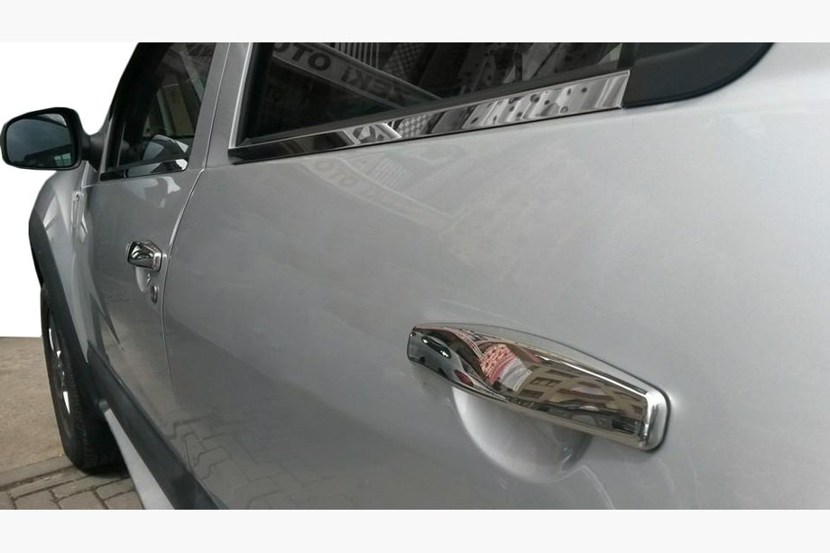 Renault Sandero 2007-2013 Chrome Door Handle Covers (4 pcs, Stainless Steel) Image