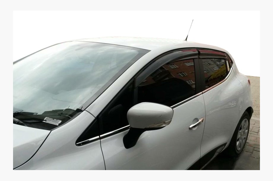 Renault Clio IV 2012-2019 Window Deflectors HB (4 pcs, Sunplex Sport) Image