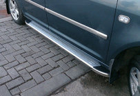 Volkswagen Caddy 2004-2010 Side Steps Omsa MSline (2 pcs, Aluminum) photo 1