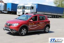Renault Sandero 2013-2022 Side Bars BB001 (2 pcs, stainless steel) photo 7