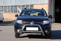 Renault Sandero 2013-2022 Front Bar WT006 (Stainless Steel) photo 5