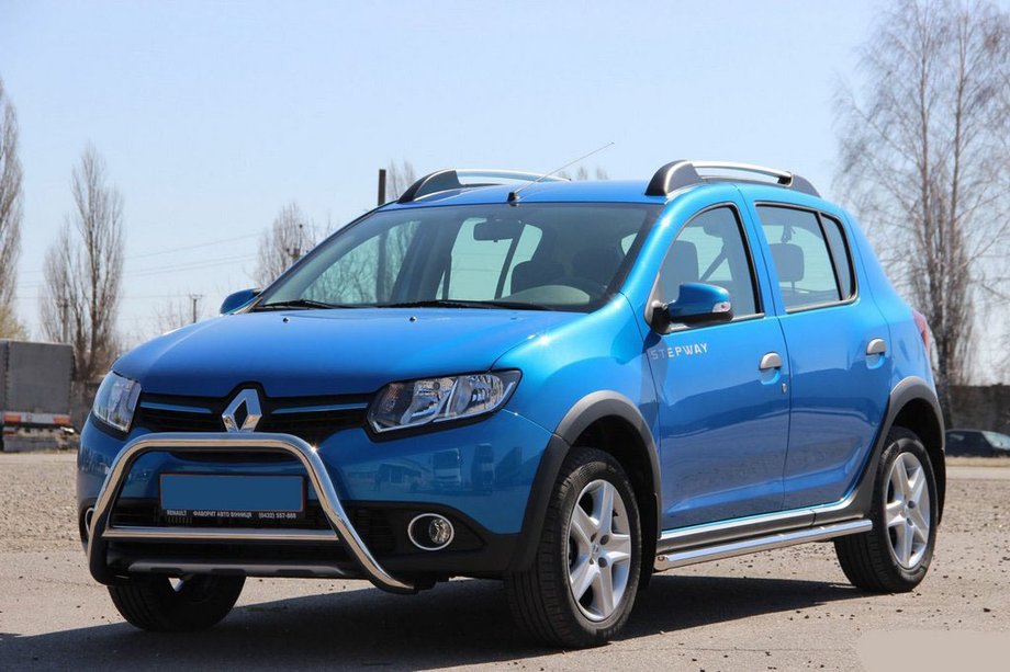 Renault Sandero 2013-2022 Front Bar WT006 (Stainless Steel) Image