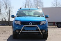 Renault Sandero 2013-2022 Front Bar WT006 (Stainless Steel) photo 2