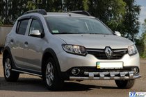 Renault Sandero 2013-2022 Front Bar ST015 (Stainless Steel) photo 3
