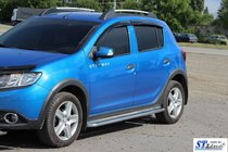Renault Sandero 2013-2022 Side Steps KB001 Stainless Steel photo 2