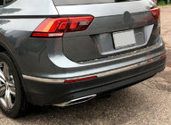 Volkswagen Tiguan 2016-2023 Stainless Steel Rear Bumper End Trim 2016-2020 (3 pcs) photo 1