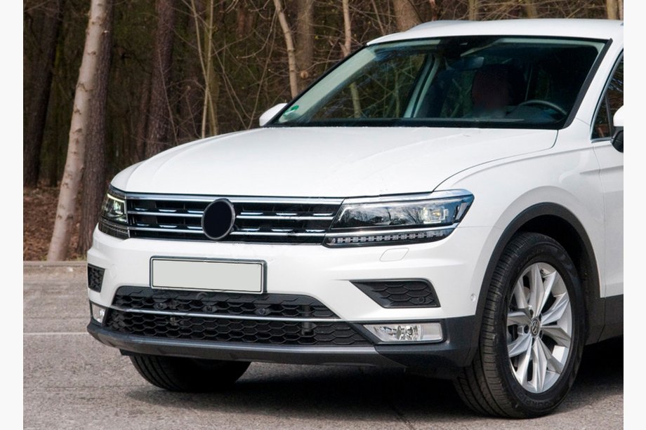 Volkswagen Tiguan 2016-2023 Trim covers for grille edge and headlights 2016-2020 (3 pcs, stainless steel) Image
