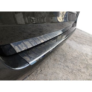 Rear Bumper Protector OmsaLine Black Chrome (Stainless Steel)