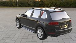 Volkswagen Touareg 2010-2018 Side Steps Rainbow (2 pcs, Aluminum) photo 2
