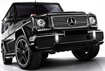 Mercedes G class W463 1990-2018 Front bumper AMG G63/G65 complete G65 (black mesh) photo 6