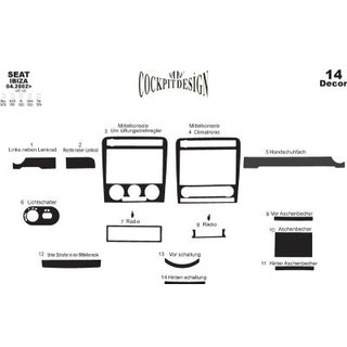 Dashboard Trim Covers Seat Cordoba 2000-2009 photo 4