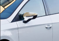 Seat Leon 2013-2020 Mirror Covers (2 pcs, Stainless Steel) photo 3