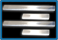 Seat Leon 2013-2020 Door Sill Protectors OmsaLine (4 pcs, Stainless Steel) photo 1