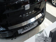 Seat Altea 2004-2015 Rear bumper protector Nataniko (standard, stainless steel) photo 1