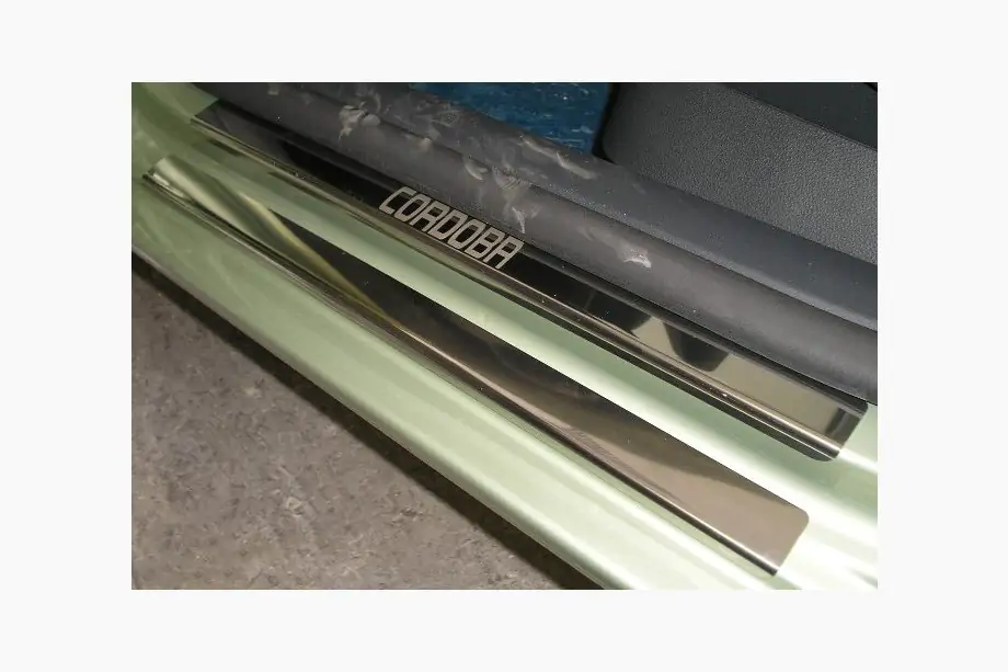Seat Cordoba 2000-2009 Door Sill Covers Nataniko (8 pcs, Stainless Steel) Image