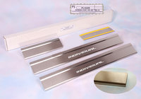 Seat Exeo 2008-2013 Door Sill Protectors Natanika Standard (4 pcs, Stainless Steel) photo 1