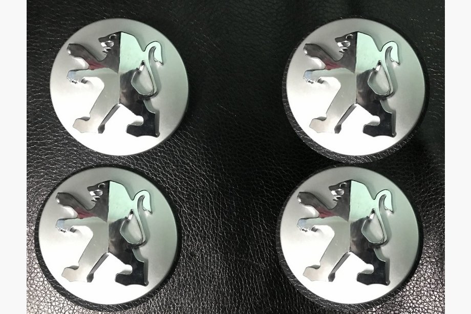 Peugeot Expert 2007-2016 Wheel center caps for titanium rims 60/57mm Original-style (4 pcs) Image