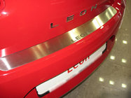 Seat Leon 2005-2012 Rear bumper protector Natanika (stainless steel) photo 1