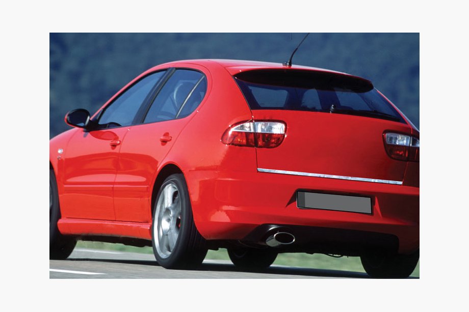 Seat Leon 2005-2012 Trunk trim stainless steel Image