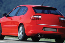 Seat Leon 2005-2012 Trunk trim stainless steel photo 1