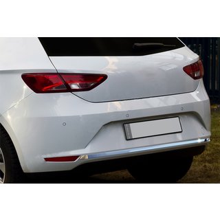 Rear bumper trim stainless steel photo 1