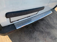 Opel Vivaro 2015-2019 Rear Bumper Protector OmsaLine Stainless Steel photo 1