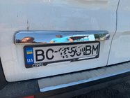 Nissan NV300/Primastar 2016- Stainless steel trim above license plate OmsaLine - Italian Stainless Steel photo 13