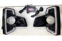 Toyota Hilux 2015- LED Fog Light Grille (2 pcs) photo 1