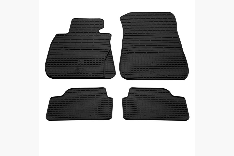 BMW 1 Series E81/E82/E87/E88 2004-2011 Rubber Floor Mats (4 pcs, Stingray Premium) Photo 1