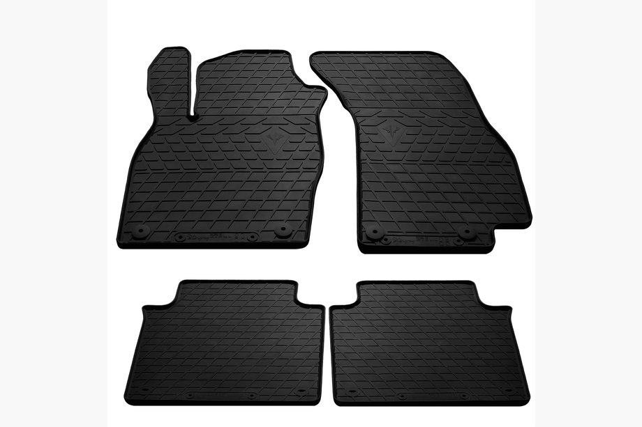 Audi A8 2018- Rubber Floor Mats (4 pcs, Stingray Premium) Image